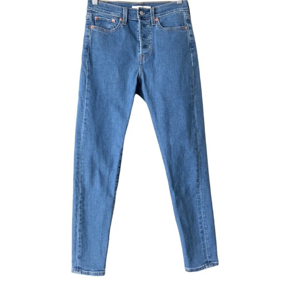Levi's Denim - Levi’s Jeans Blue Wedgie Skinny High Rise Button Fly 26
